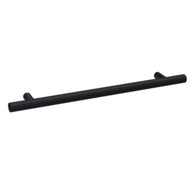 Balterley Knurled Bar Furniture Handle 252mm 192mm CentresMatt Black Black