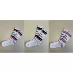 New Balance Wide Stripe 3Pk 10 - White