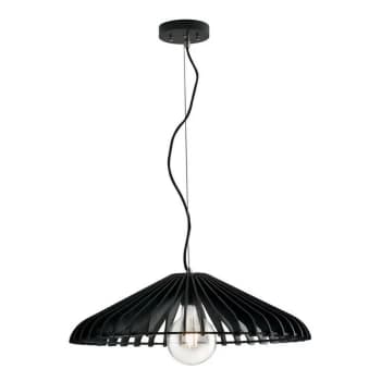 Fan Europe Lighting - Fan Europe CALDER Wire Frame Pendant Ceiling Light Black 30x10.5cm
