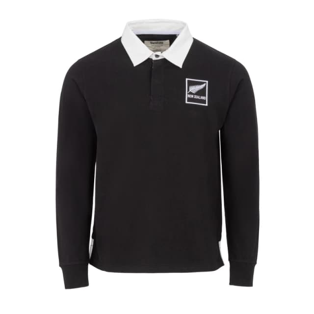 KooGa Vintage Long Sleeve Rugby Shirt Mens New Zealand male Small