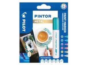 Pilot Pintor Medium Bullet Tip Paint Marker 4.5mm Metallic Assorted Co