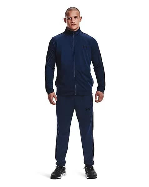 Under Armour Training Knit Tracksuit - Navy/Black, Size 2XL, Men