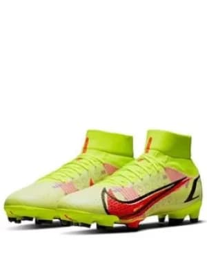 Nike Mens Mercurial Superfly 8 Pro Firm Ground Football Boot, Red, Size 7, Men