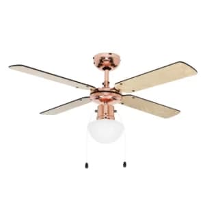 Nimrod 42 Ceiling Fan in Copper