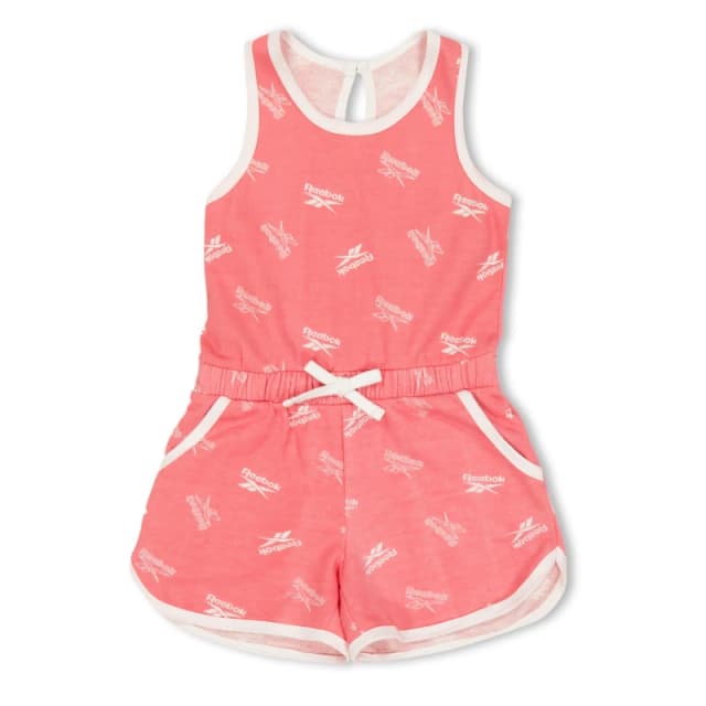 Reebok Kids Lockup Romper Playsuit Strawberry female 2-3 Yrs