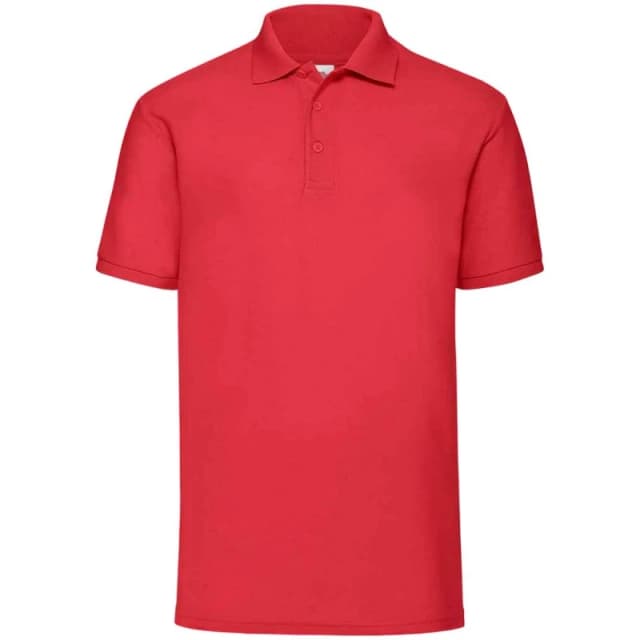 Fruit Of The Loom Fruit of the Loom Men 65 35 Polo Shirt in Red Size: Small Red S Male 5063470627714