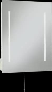500 x 390mm LED Mirror with Dual Shaver Socket 230V IP44 10W