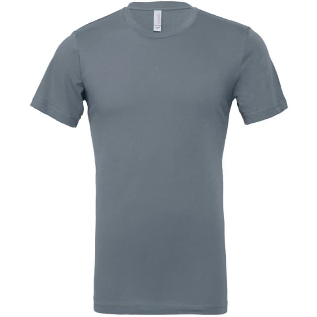 Bella + Canvas Mens Jersey Crew Neck T-Shirt in Silver Size: XS Silver Male XS