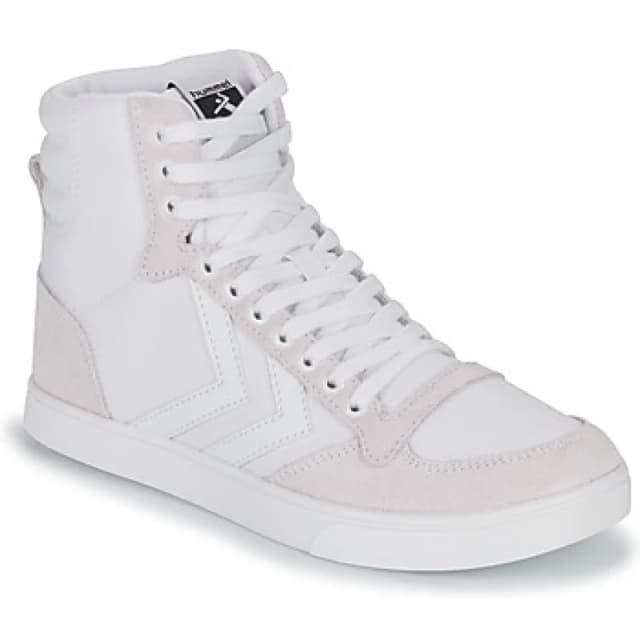 hummel SLIMMER STADIL TONAL HIGH mens Shoes (High-top Trainers) in White