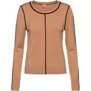 Boss Boss Fomilia Long Sleeve Top Womens - Beige