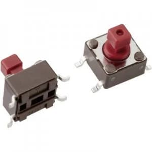 Mentor 1254.1107 Pushbutton 12 Vdc 0.05 A 1 x OffOn momentary