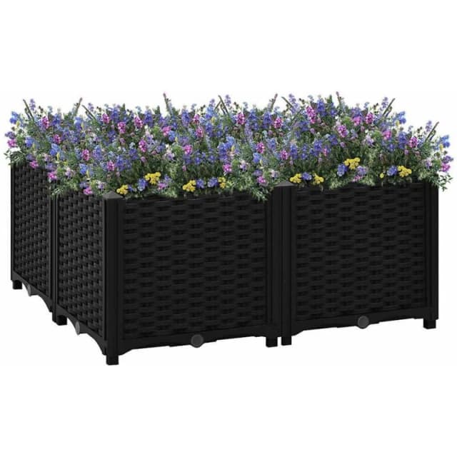 VIDAXL Raised Bed 80x80x38cm Polypropylene Vidaxl 8720286493335