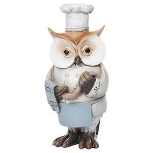 Working Owl Chef Ornament