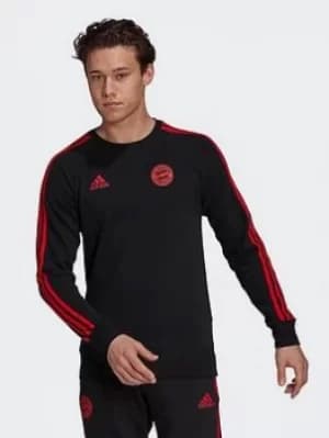 adidas Fc Bayern Sweatshirt, Black Size M Men