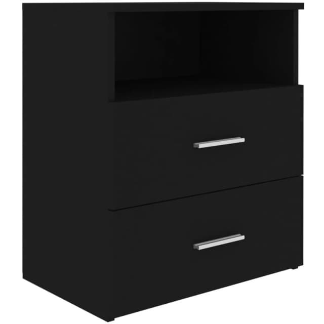 VIDAXL Bed Cabinet Black 50x32x60cm Vidaxl 8720286586808
