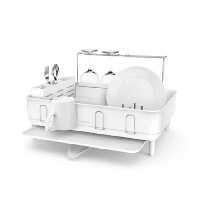 simplehuman Steel Frame Swivel Spout Dishrack