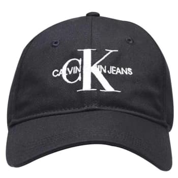 Calvin Klein Jeans Monogram Embroidered Cap - Black BDS