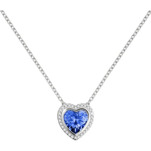 Radley RYJ2477 Silver Blue CZ Heart Necklace - J81203