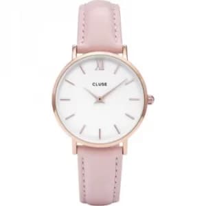 Ladies Cluse Minuit Leather Watch