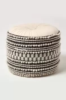 Priya Macrame Boho Pouffe