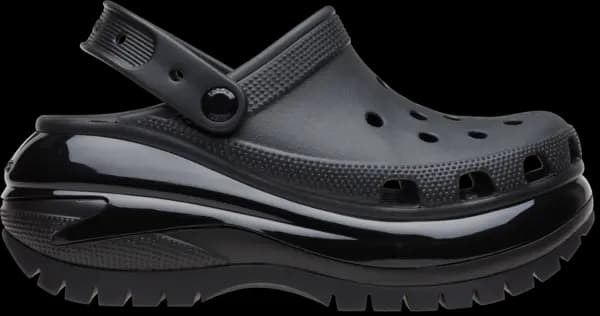 Crocs Unisex Mega Crush Clogs Black W7/M6