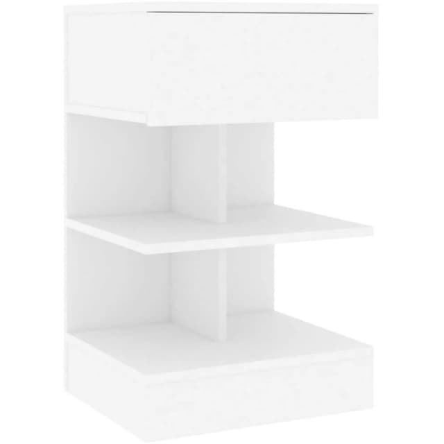 VIDAXL Bedside Cabinet White 40x35x65cm Engineered Wood Vidaxl 8720286642450