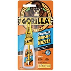 Gorilla Super Glue Brush and Nozzle - 12g