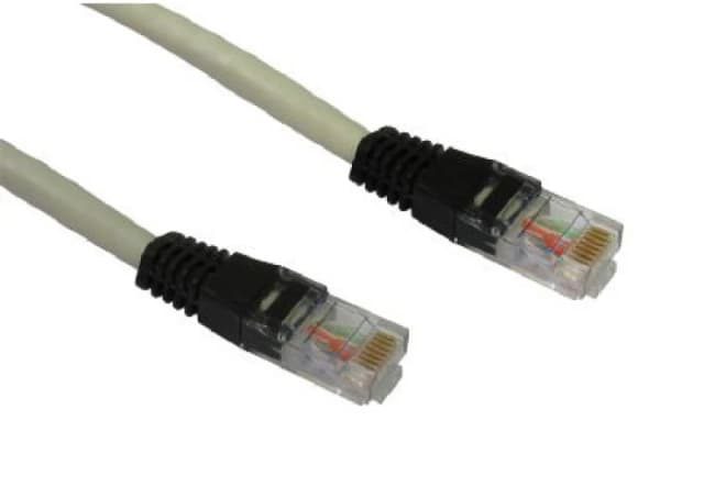 Cables Direct 10m CAT6 Crossover Cable (Grey)