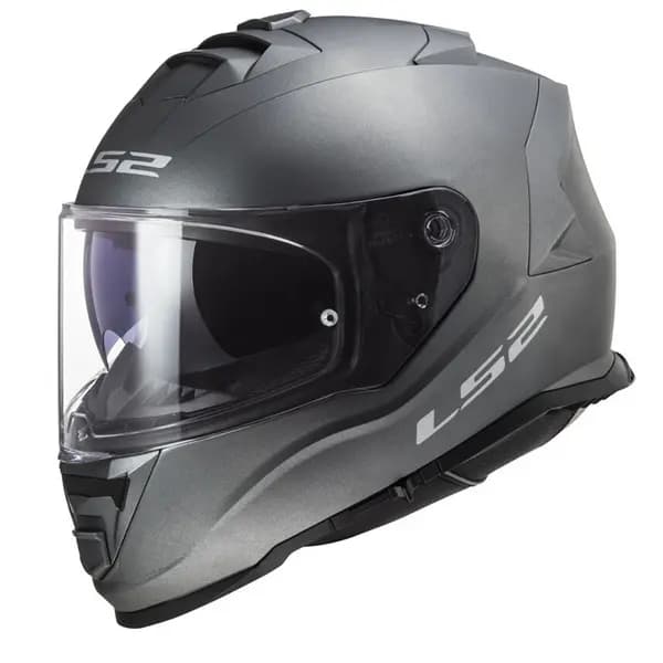 LS2 FF800 Storm II Solid Matt Titanium Full Face Helmet Size XS