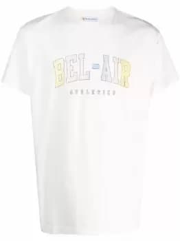 BEL-AIR ATHLETICS Logo Print T-Shirt White