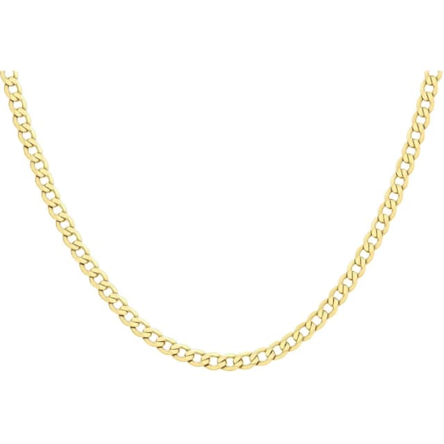 Be You 9ct Gold Large Curb Chain Gold female 20inch