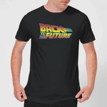 Back To The Future Classic Logo T-Shirt - Black - XS - Black