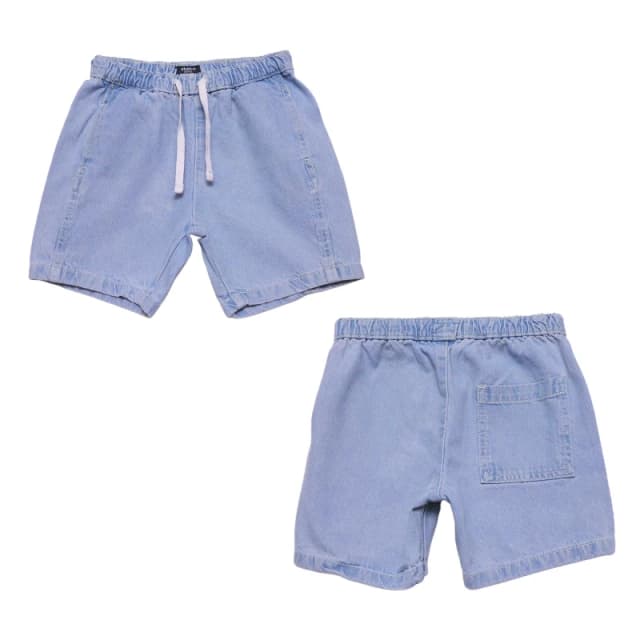 Studio Younger Boys Loose Fit Pull On Shorts - Blue Blue 1 - 2 Years