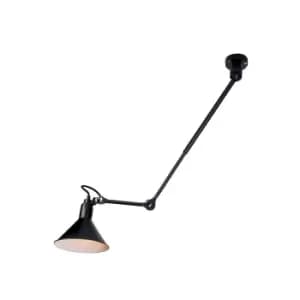 Pyrgos Ceiling Pendant 1 Light Steel Black