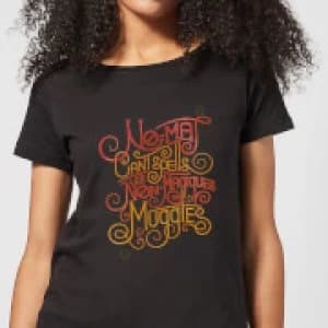 Fantastic Beasts No-Maj Womens T-Shirt - Black