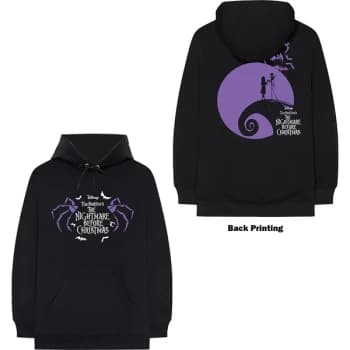 Disney - The Night Before Christmas Moonlight Unisex Large Hoodie - Black