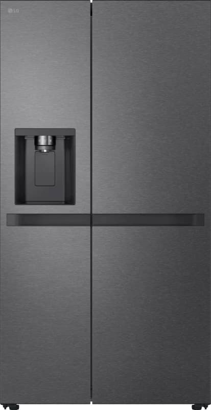 LG NatureFRESH 641 Litre Side-by-Side American Fridge Freezer - Black GSLC41EPPE Black
