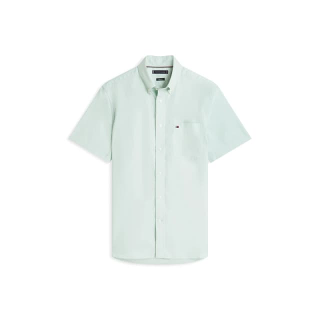 Tommy Hilfiger Tommy SS Oxfrd Shirt Sn62 Crushed Mint male S