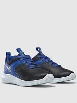 Reebok Rush Runner 4.0 Syn - Black/Blue, Size 10