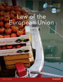 Law of the European Union by John Fairhurst Book