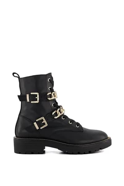 Dune London 'Plazas' Lace Up Boots Black