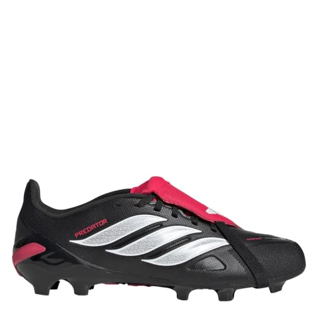 adidas Predator Fold-Over Tongue League Firm Ground Football Boots Juniors Firm Ground Football Boots 3 (35.5) Black 08415203230