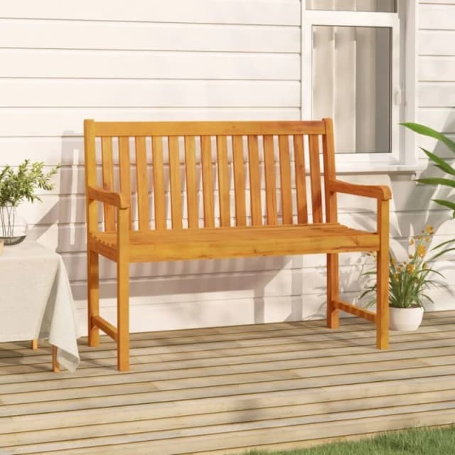 VIDAXL Garden Bench 110cm Solid Acacia Wood Vidaxl 8720286668474