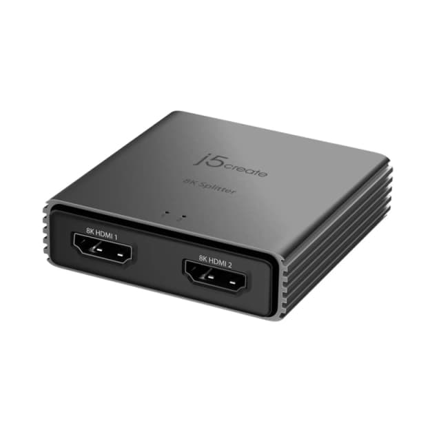 j5 create j5create JDSH812 8K HDMI 2.1 2-Way Splitter JDSH812-N