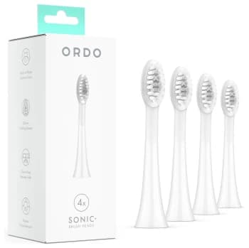 Ordo Sonic+ White Electric Brush Heads - 4 Pack