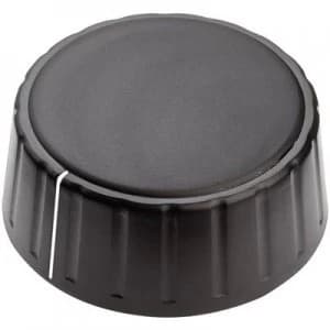 Control knob hand Black x H 48mm x 19mm Mentor