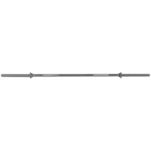 York Fitness 6ft (182cm) Standard 1" Spinlock Barbell Bar with collars