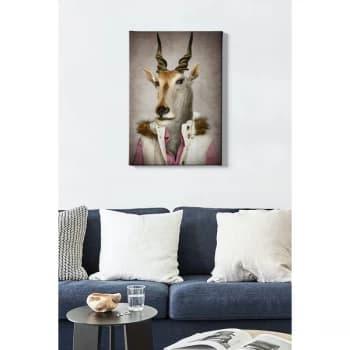 Kanvas Tablo (50 x 70) - 77 Multicolor Decorative Canvas Painting