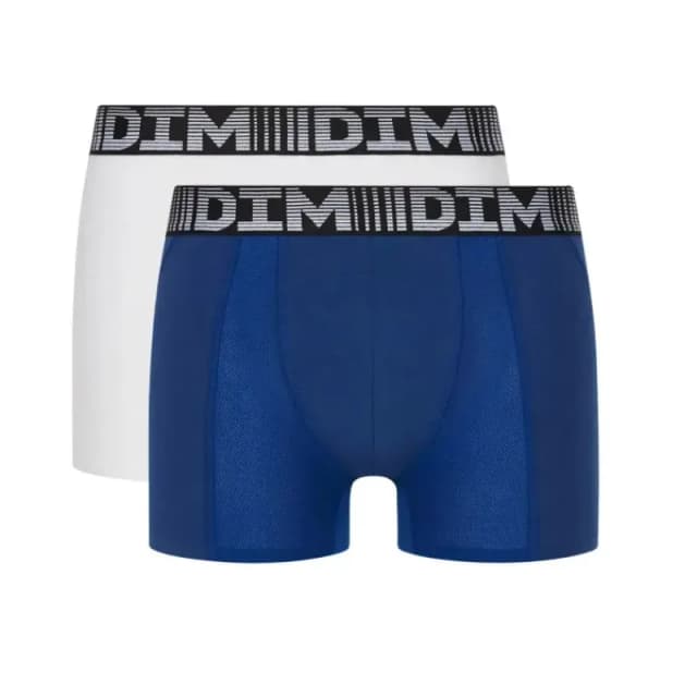 Dim Pack of 2 3D Flex Air Long Hipsters Blue/White Men S;M;L;XXL
