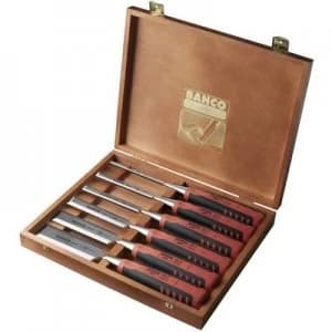 Ripping chisel in wooden box, 6 Piece, 6,10,12,18,25,32mm Bahco 424P-S6-EUR